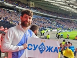 "Suja" beim Spiel "Rangers" - "Dynamo": Es ist bekannt, wer der Autor des sensationellen Banners ist