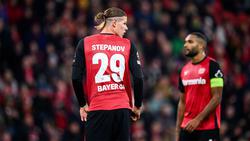 Artem Stepanov kommentierte sein Debüt für die erste Mannschaft von Bayer im Champions-League-Spiel