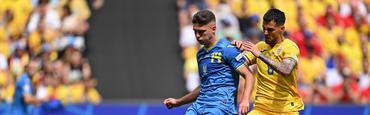 Statistiken zum Spiel Rumänien gegen Ukraine