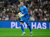 Lunin returns to the Real Madrid bench - Courtois has recovered from injury