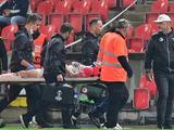 Тарас Качараба получил перелом скулы в матче Лиги конференций (ФОТО)