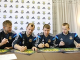 Игроки сборной Украины дали пресс-конференцию для детей
