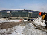 На "Донбасс-Арене" приостановлены строительные работы