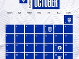 Dynamo's matchday calendar for October (PHOTOS)