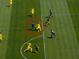 Referee Panchyshyn awarded a penalty to Dnipro 1 for a foul outside the box (PHOTO)