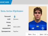 СМИ: за «Динамо» против «Ингульца» может сыграть 17-летний защитник