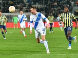 Europa League, 6th round. Dynamo - Fenerbahce - 0:2. Match review, statistics