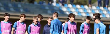 «Динамо U-19»: предматчевая тренировка к игре с «Атлетико U-19»
