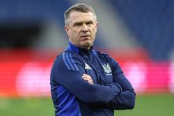 Сборная Украины уже без Реброва...