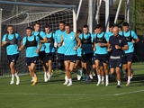 "Dynamo held a training session at Voluntari Stadium in preparation for the return match with Besiktas