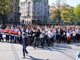 Перед матчем «Днепра» и «Динамо» фанаты команд проведут совместный марш