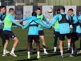 "Dynamo at the training camp in Turkey. Day six. Benito and Diallo return to the general group