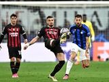 Mailand gegen Inter - 0-2. Champions League. Spielbericht, Statistik