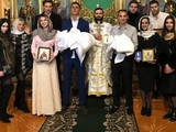Хачериди и Макаренко стали крестными отцами детей Кравца (ФОТО)