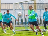 "Dynamo bereitet sich auf das Spiel gegen Zorya auf dem Trainingsgelände des Vereins vor
