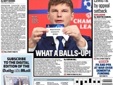 Позор и похабные шары: европейские СМИ пинают УЕФА за скандал во время жеребьевки Лиги чемпионов