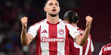 Гол Яремчука в матче «Олимпиакос» — «Ираклис»