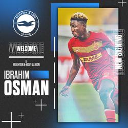 "Brighton gibt offiziell den Transfer von Flügelspieler Osman bekannt