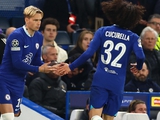 Mudrik played 22 minutes for Chelsea in the Champions League and received a yellow card