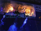 Во время церемонии открытия «Олимпийского» произошел пожар