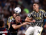 Juventus - Bologna - 1:1. Mistrzostwa Włoch, 2. kolejka. Przegląd meczu, statystyki