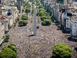 Сборную Аргентины эвакуировали на вертолетах с празднования в Буэнос-Айресе