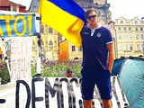 Милевский патриотично поддержал Украину в Праге