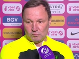 Yuriy Kalitvintsev: "We concede some incomprehensible goals...".