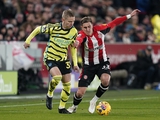 Yarmolyuk was included in Brentford's starting line-up for the first time in the APL and played against Zinchenko (PHOTO)