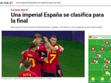 "Pokonaliśmy przeciwnika zdolnego wyeliminować Francję" - hiszpańskie media o meczu z Ukrainą