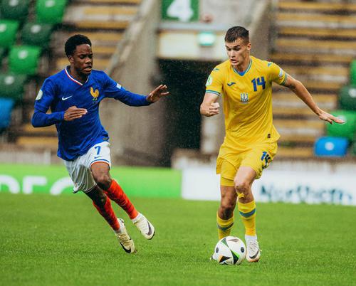 Ukraine U-19 lost to France in the semifinals of Euro 2024 (U-19)