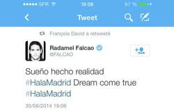 Фалькао сообщил о переходе в «Реал», а потом передумал
