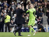 Ancelotti's reaction to another "dry" match Lunin in the Real Madrid squad (PHOTO)