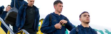 Сборная Украины прибыла в Словакию