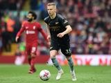 Zinchenko's assessment for an unsuccessful match against Liverpool became known