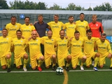 Khacheridi gab sein Debüt für die Nationalmannschaft der Ukraine unter den Veteranen (FOTO)