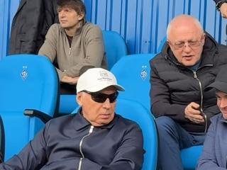 Шовковський і його колишні помічники по тренерському штабу «Динамо» відвідали матч киян із «Поліссям» (ФОТО)