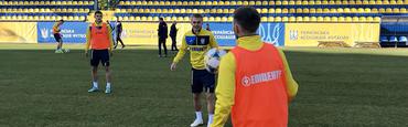Сборная Украины провела в Киеве тренировку в день матча с Португалией (ФОТО)