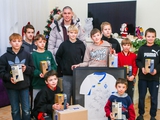 ФК «Динамо» (Киев) и Фонд братьев Суркис создали новогодний праздник для юных болельщиков