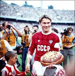 Прощальный матч Олега Блохина...