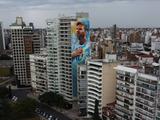 В Аргентине открыли фреску с изображением Лионеля Месси (ФОТО)
