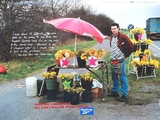 Реклама Reebok в 1997 году, где Гиггз представлен в роли продавца цветов