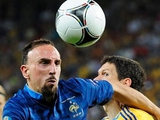 Лучшим игроком матча Украина — Франция назван Рибери