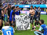 ФІФА не покарає серйозно Аргентину за політичний банер «Las Malvinas son argentinas»