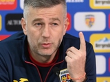 "Jestem pewien, że z Ukrainą będziemy prezentować się znacznie lepiej" - powiedział trener Rumunii