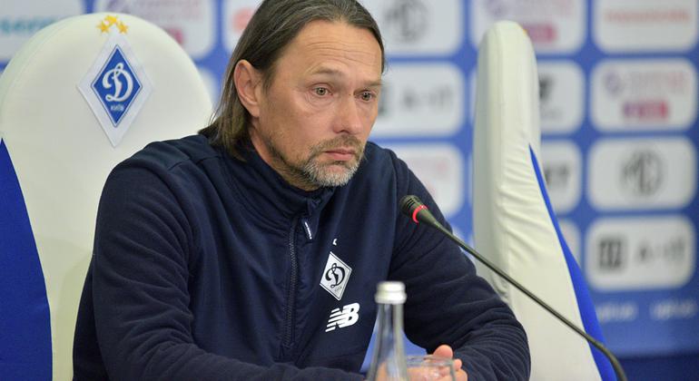 «Динамо» — «Оболонь» — 2:1. Послематчевая пресс-конференция. Игорь Костюк: «Моментов у наших ворот не было» (ВИДЕО)