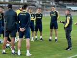 Ukraine's national team arrives in Prague and has its first training session