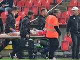 Тарас Качараба получил перелом скулы в матче Лиги конференций (ФОТО)