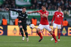 Union - Werder - 2:1. Deutsche Meisterschaft, 26. Runde. Spielbericht, Statistik