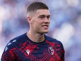 Довбик дебютировал за «Болонью»